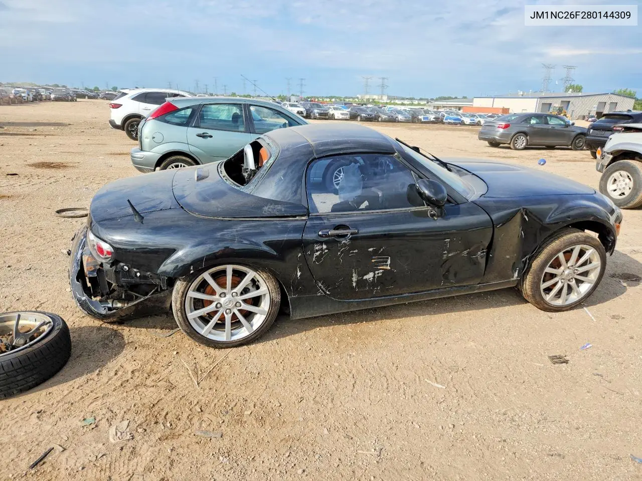 2008 Mazda Mx-5 Miata VIN: JM1NC26F280144309 Lot: 58028276