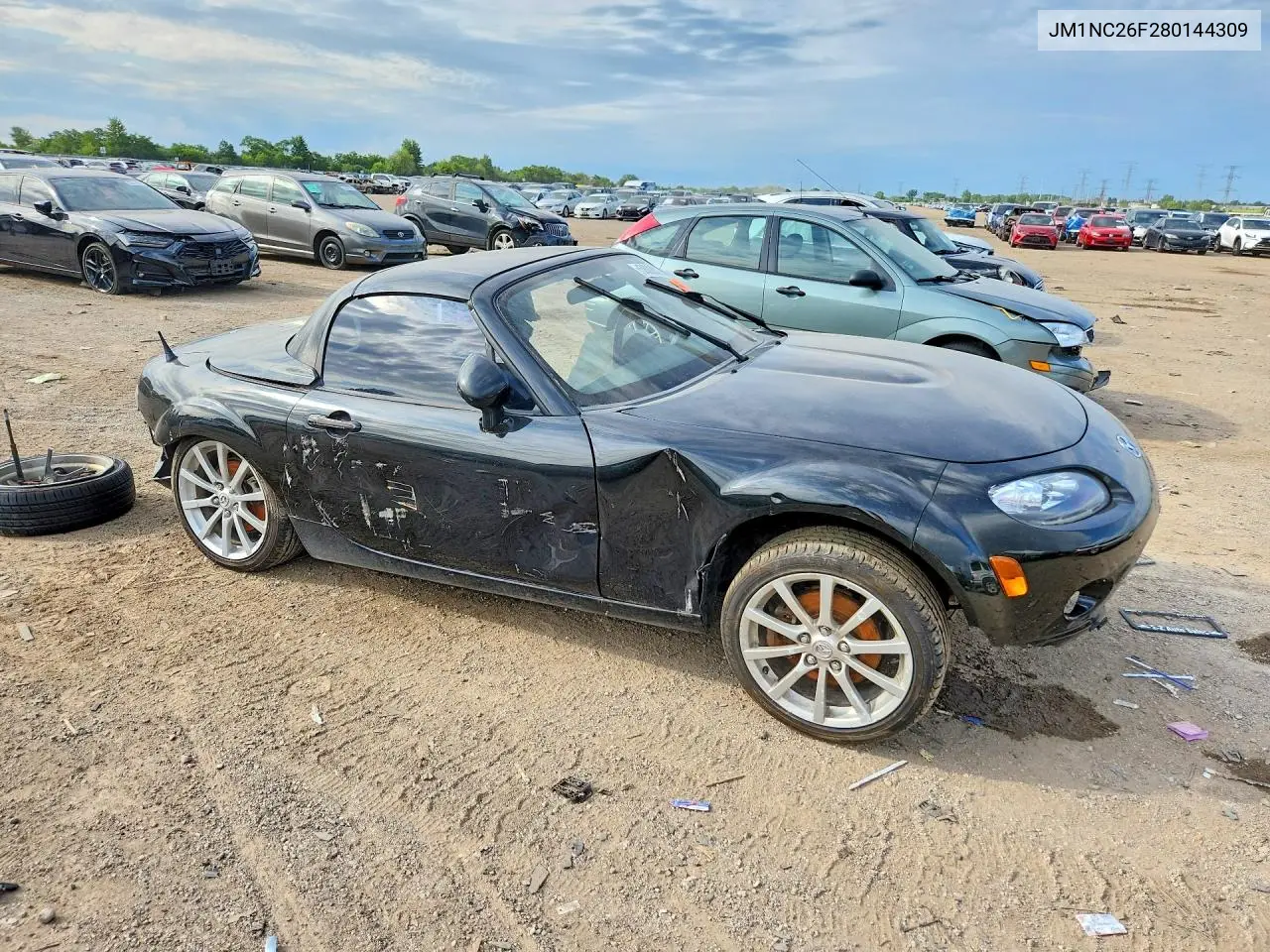 2008 Mazda Mx-5 Miata VIN: JM1NC26F280144309 Lot: 58028276