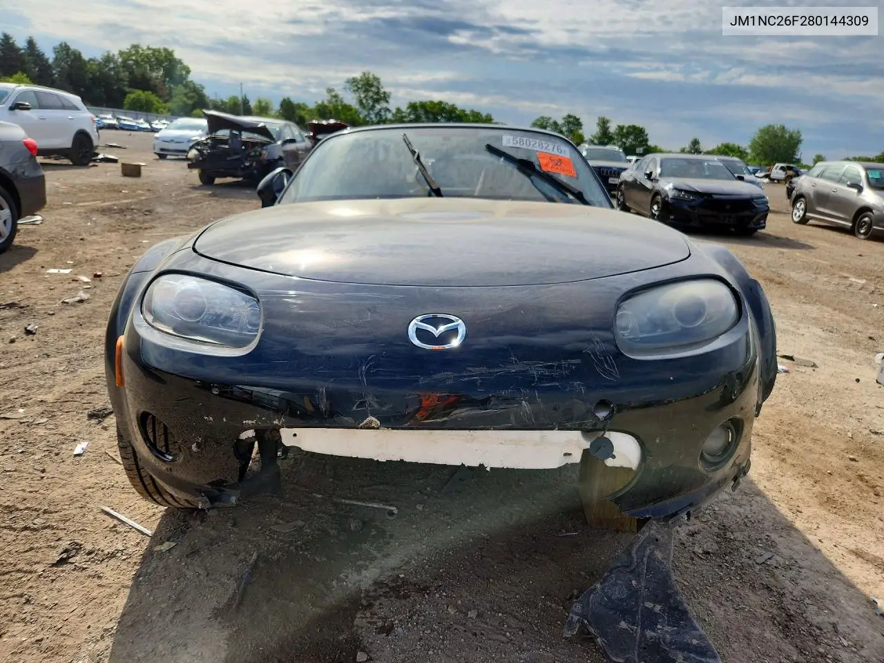 2008 Mazda Mx-5 Miata VIN: JM1NC26F280144309 Lot: 58028276