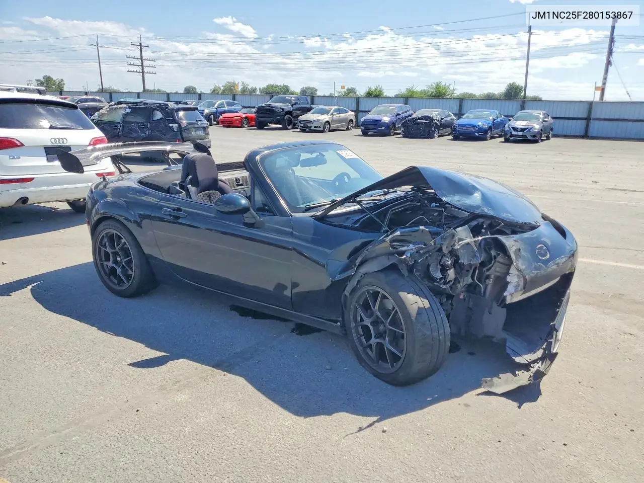 2008 Mazda Mx-5 Miata VIN: JM1NC25F280153867 Lot: 60952516