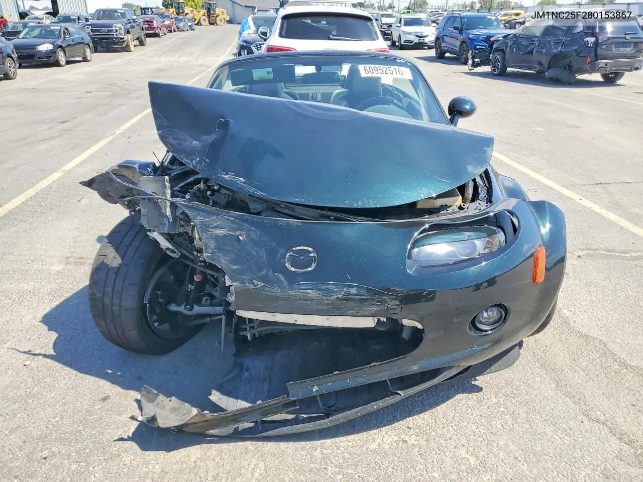 2008 Mazda Mx-5 Miata VIN: JM1NC25F280153867 Lot: 60952516