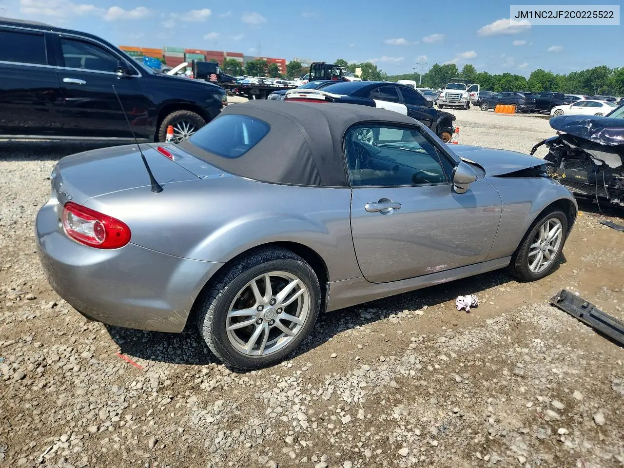 2012 Mazda Mx-5 Miata VIN: JM1NC2JF2C0225522 Lot: 58520026