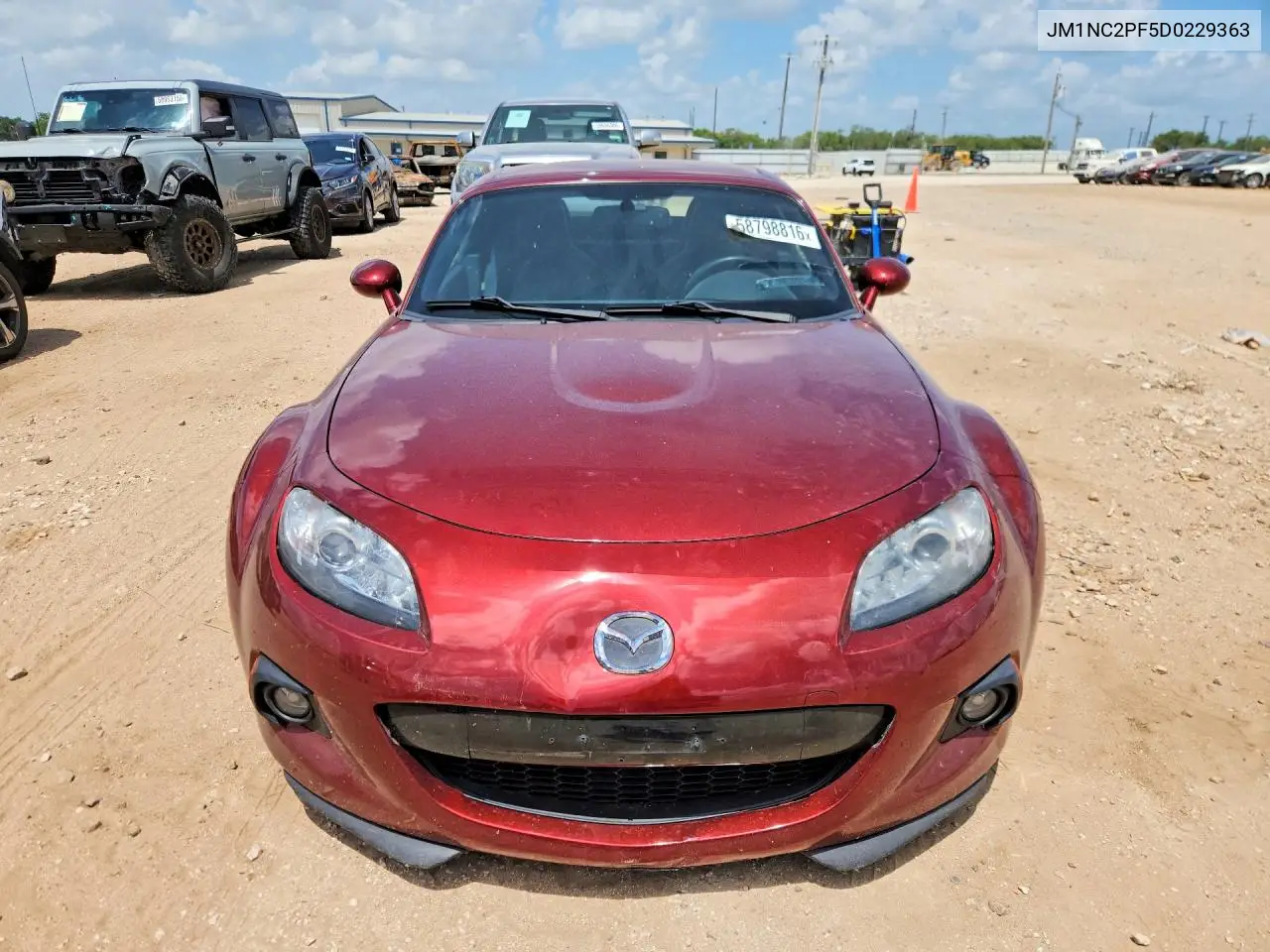 2013 Mazda Mx-5 Miata Grand Touring VIN: JM1NC2PF5D0229363 Lot: 58798816