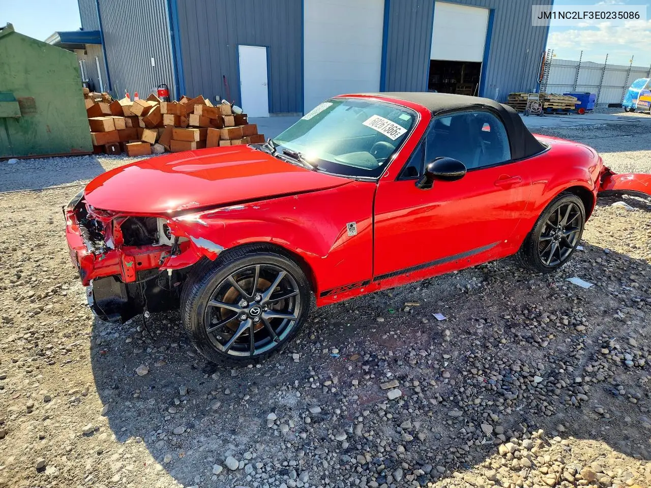 2014 Mazda Mx-5 Miata Club VIN: JM1NC2LF3E0235086 Lot: 60261366