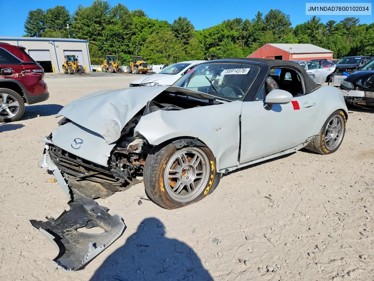 2016 Mazda Mx-5 Miata Grand Touring VIN: JM1NDAD78G0102034 Lot: 55914576