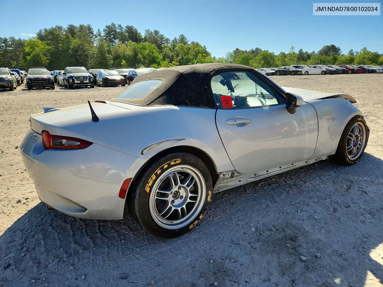 2016 Mazda Mx-5 Miata Grand Touring VIN: JM1NDAD78G0102034 Lot: 55914576