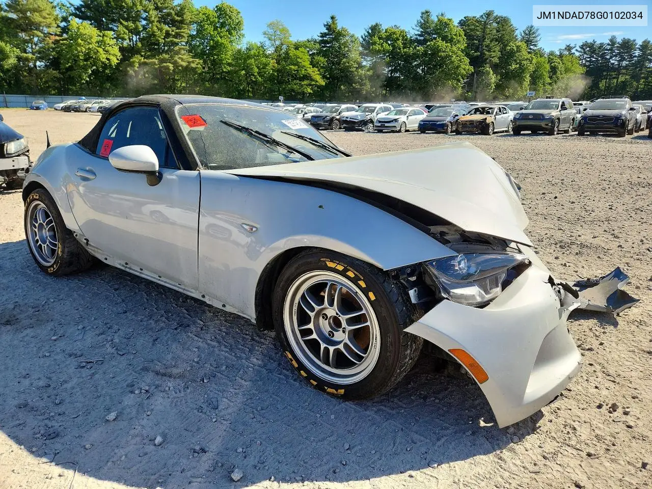 2016 Mazda Mx-5 Miata Grand Touring VIN: JM1NDAD78G0102034 Lot: 55914576