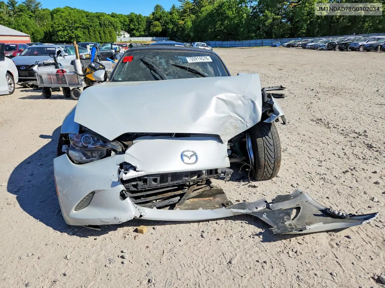 2016 Mazda Mx-5 Miata Grand Touring VIN: JM1NDAD78G0102034 Lot: 55914576