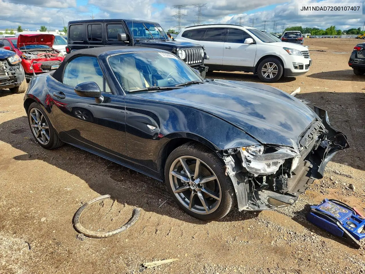 2016 Mazda Mx-5 Miata Grand Touring VIN: JM1NDAD72G0107407 Lot: 57328676