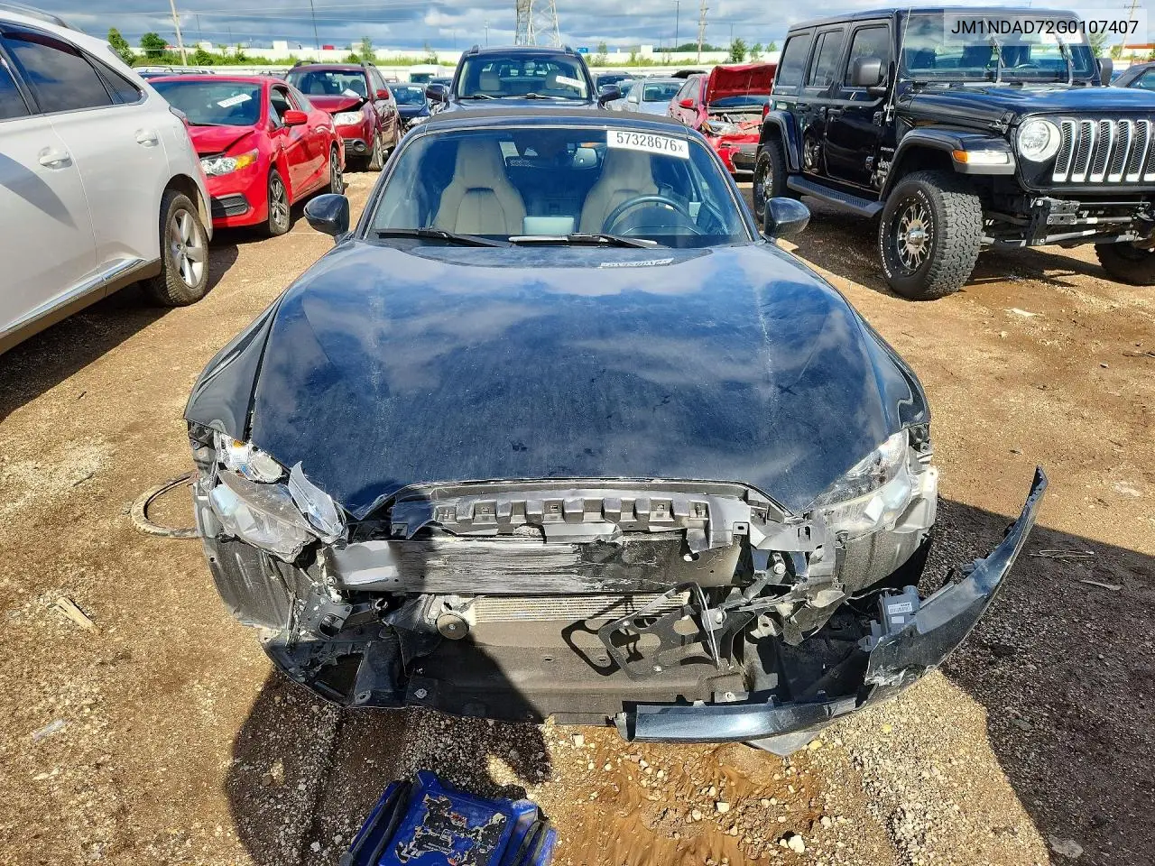 2016 Mazda Mx-5 Miata Grand Touring VIN: JM1NDAD72G0107407 Lot: 57328676