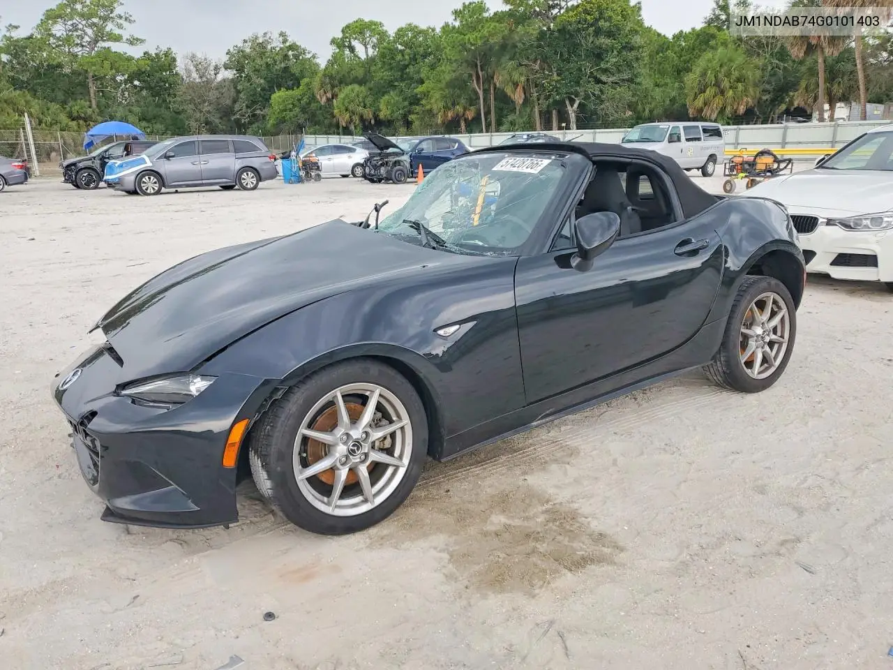 2016 Mazda Mx-5 Miata Sport VIN: JM1NDAB74G0101403 Lot: 57428766