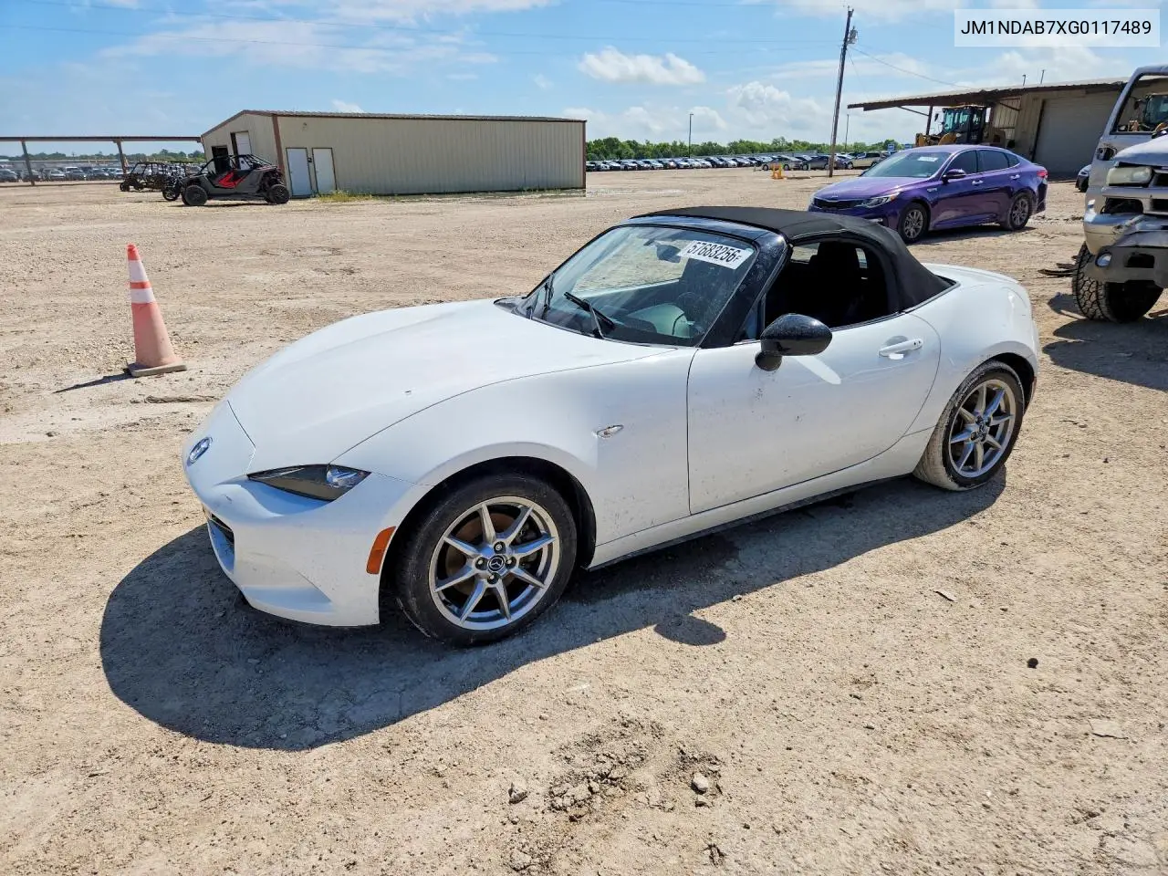 2016 Mazda Mx-5 Miata Sport VIN: JM1NDAB7XG0117489 Lot: 57683256