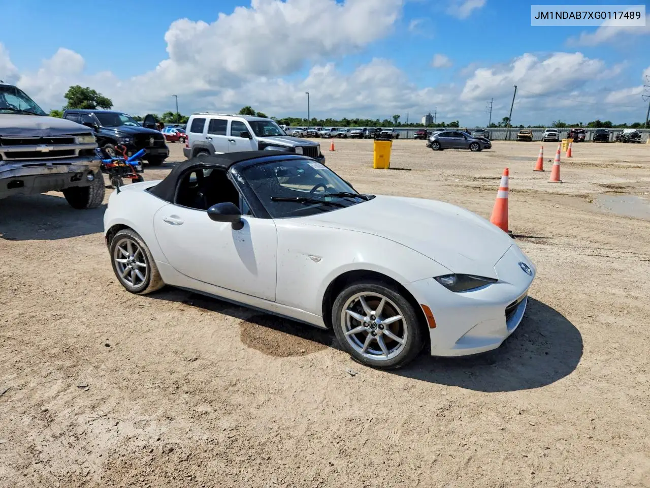 2016 Mazda Mx-5 Miata Sport VIN: JM1NDAB7XG0117489 Lot: 57683256