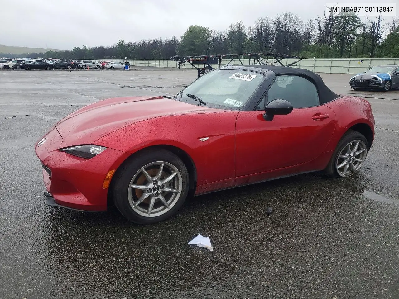 2016 Mazda Mx-5 Miata Sport VIN: JM1NDAB71G0113847 Lot: 58566796