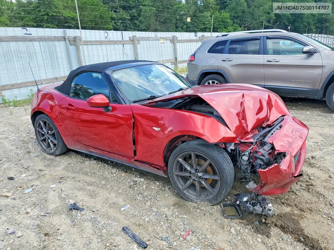 2016 Mazda Mx-5 Miata Grand Touring VIN: JM1NDAD75G0114707 Lot: 58631106