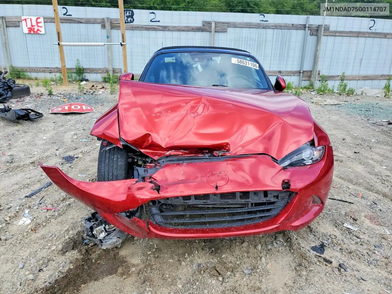 2016 Mazda Mx-5 Miata Grand Touring VIN: JM1NDAD75G0114707 Lot: 58631106