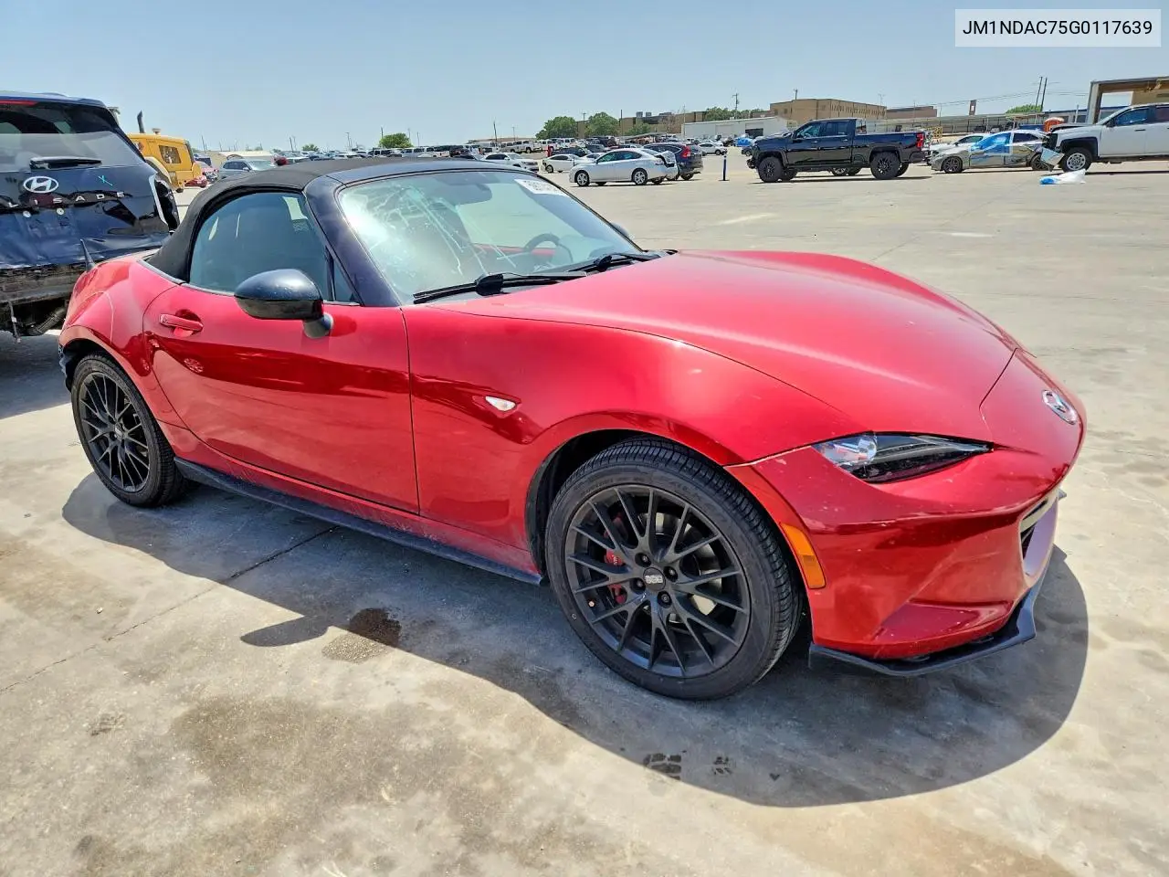 2016 Mazda Mx-5 Miata Club VIN: JM1NDAC75G0117639 Lot: 59114146