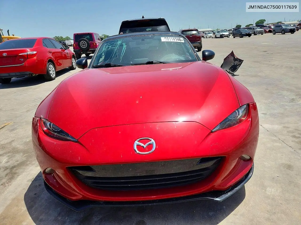 2016 Mazda Mx-5 Miata Club VIN: JM1NDAC75G0117639 Lot: 59114146