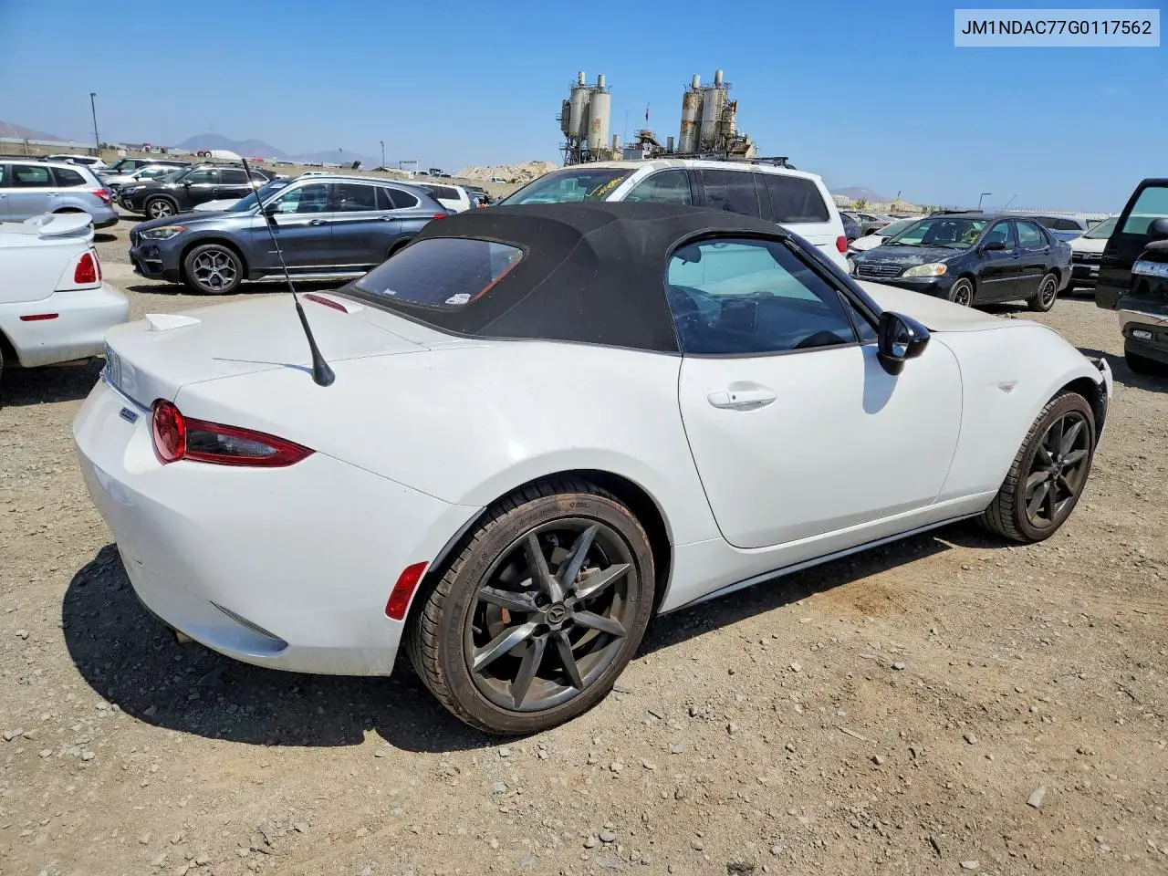 2016 Mazda Mx-5 Miata Club VIN: JM1NDAC77G0117562 Lot: 59383036