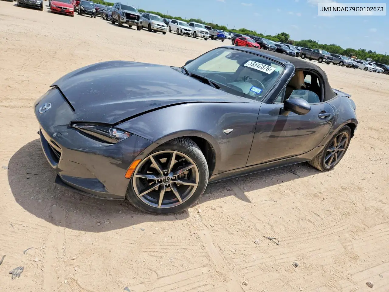 2016 Mazda Mx-5 Miata Grand Touring VIN: JM1NDAD79G0102673 Lot: 59542876