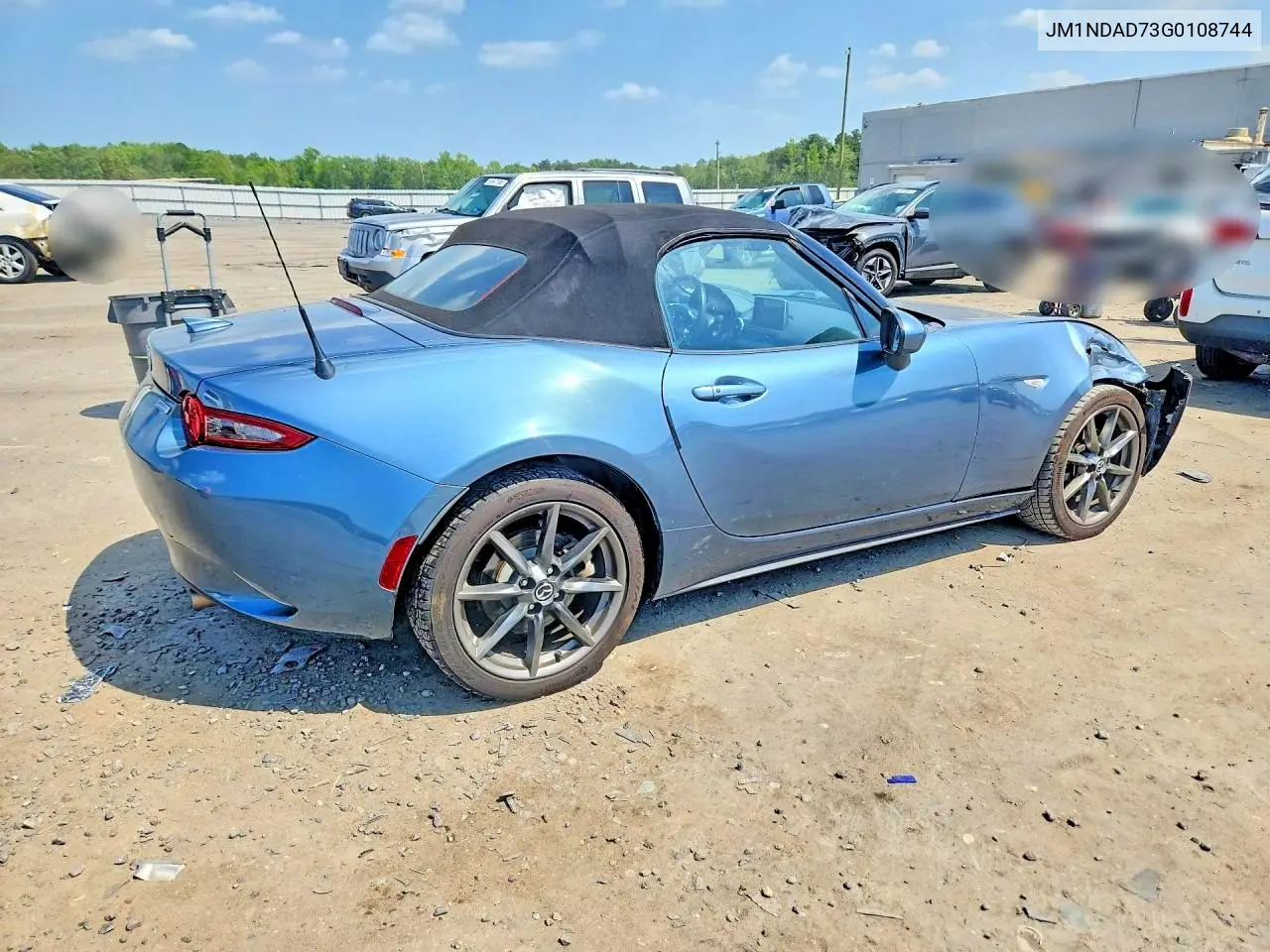 2016 Mazda Mx-5 Miata Grand Touring VIN: JM1NDAD73G0108744 Lot: 59847756