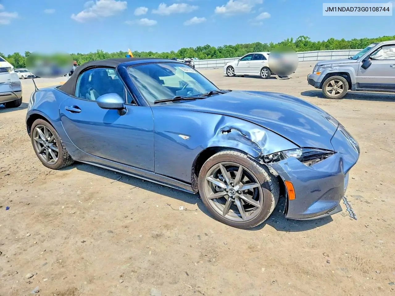2016 Mazda Mx-5 Miata Grand Touring VIN: JM1NDAD73G0108744 Lot: 59847756