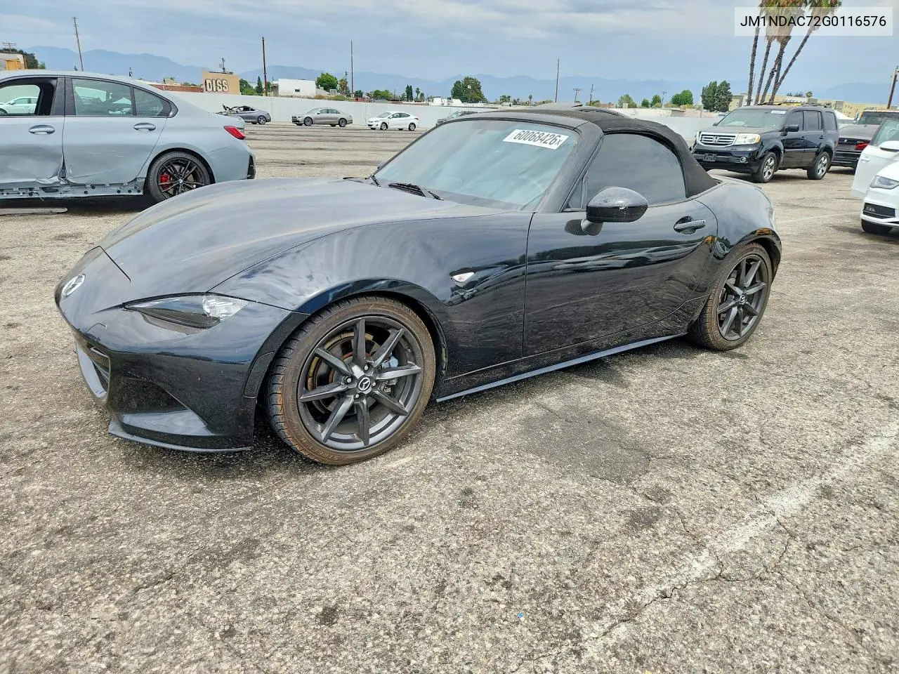 2016 Mazda Mx-5 Miata Club VIN: JM1NDAC72G0116576 Lot: 60068426
