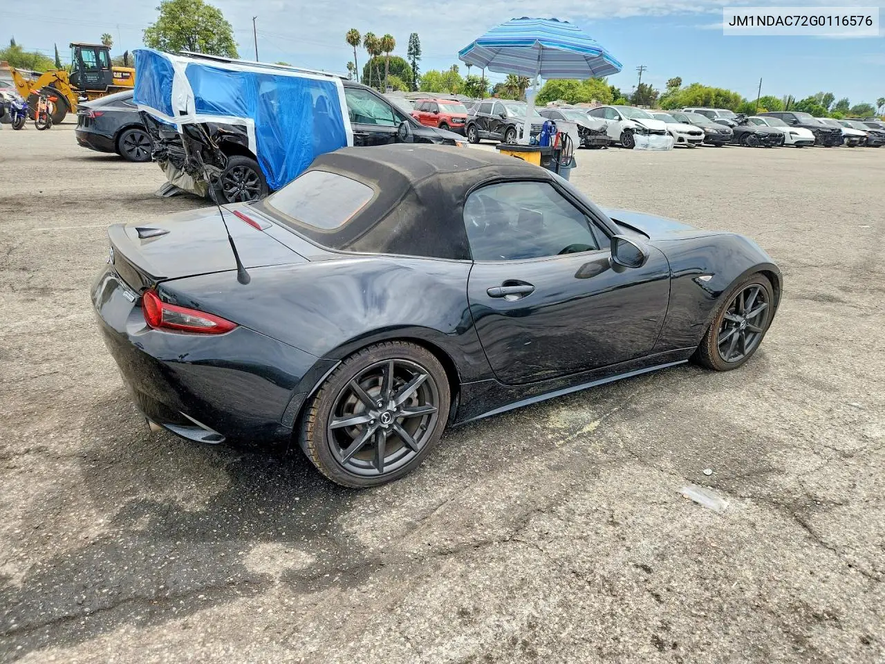 2016 Mazda Mx-5 Miata Club VIN: JM1NDAC72G0116576 Lot: 60068426