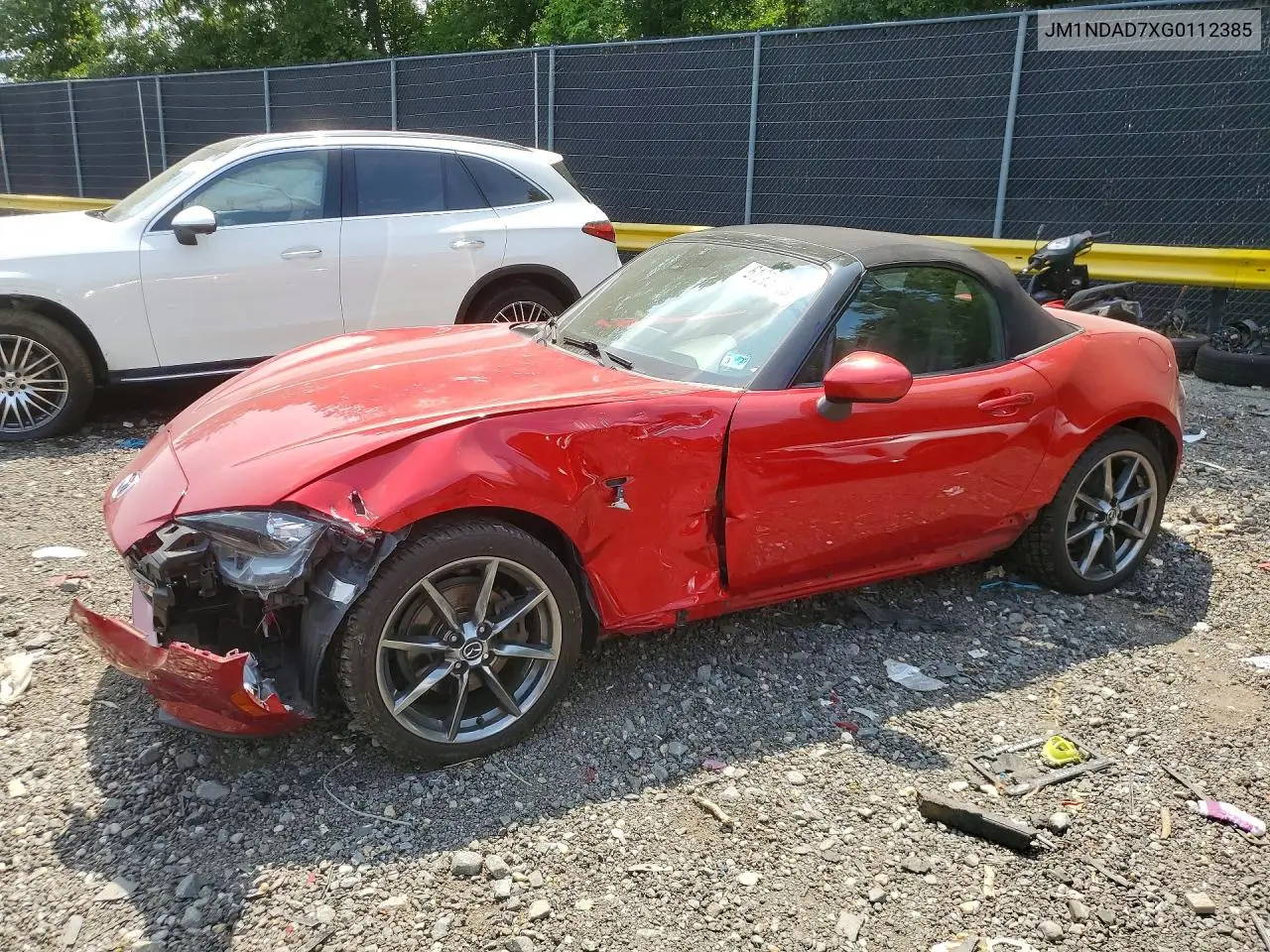 2016 Mazda Mx-5 Miata Grand Touring VIN: JM1NDAD7XG0112385 Lot: 61086716