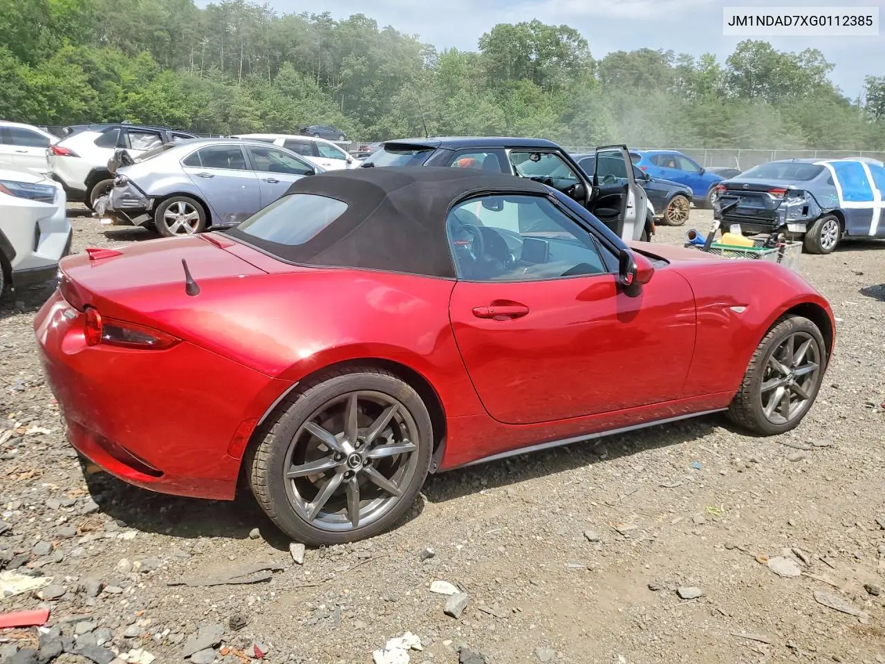 2016 Mazda Mx-5 Miata Grand Touring VIN: JM1NDAD7XG0112385 Lot: 61086716