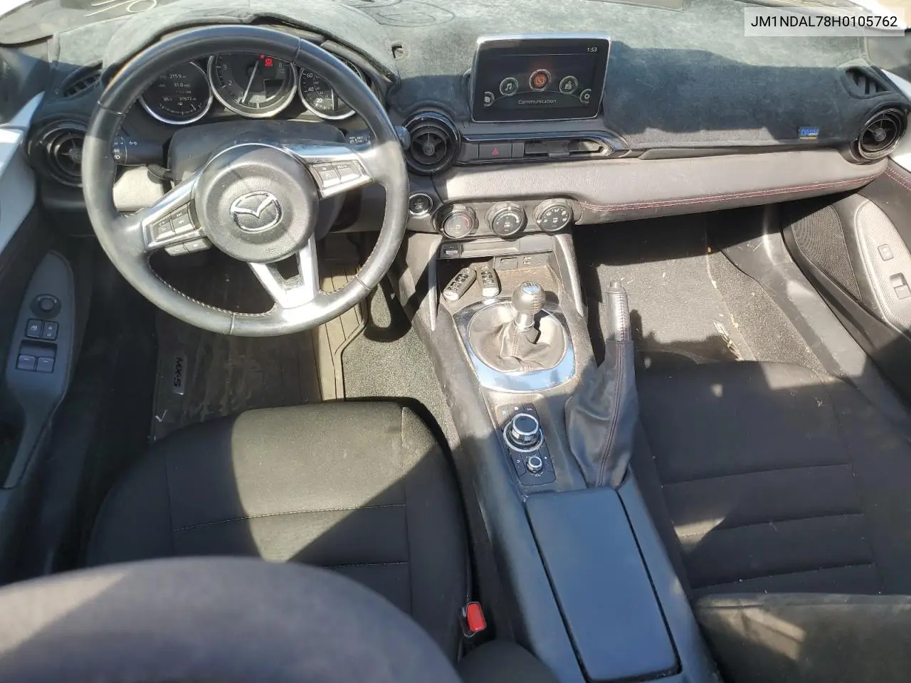 JM1NDAL78H0105762 2017 Mazda Mx-5 Miata Club