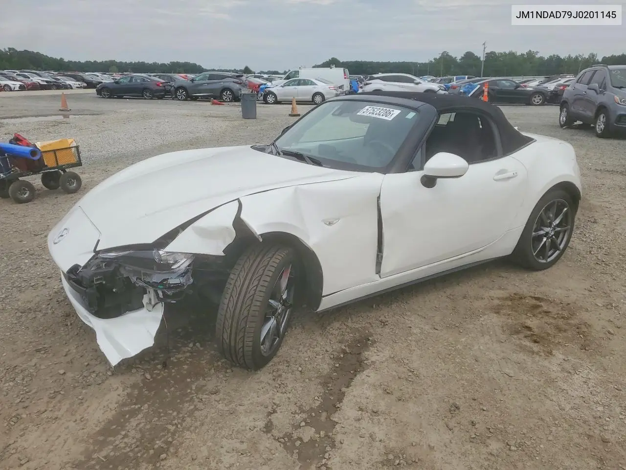2018 Mazda Mx-5 Miata Grand Touring VIN: JM1NDAD79J0201145 Lot: 57523286