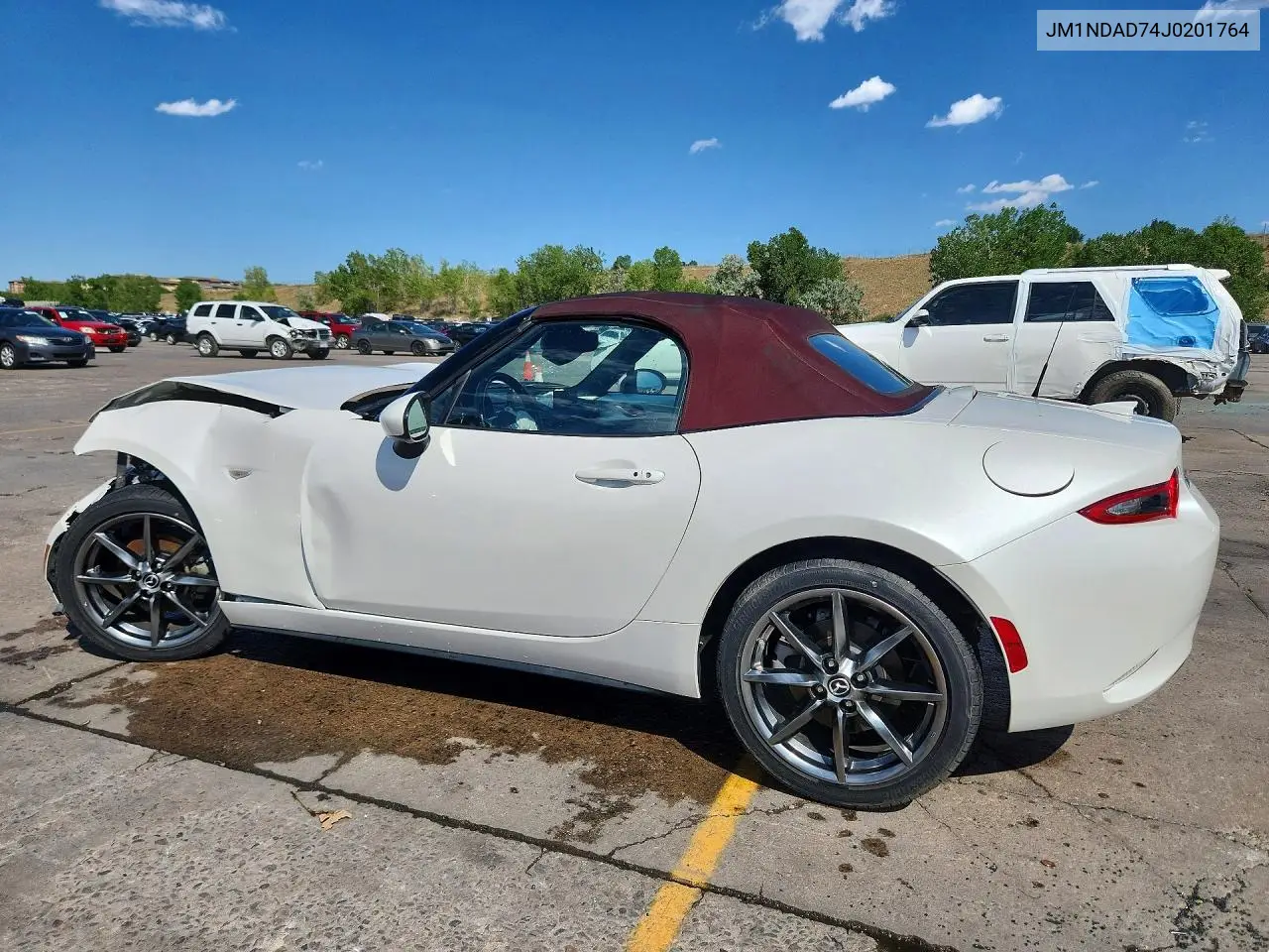 2018 Mazda Mx-5 Miata Grand Touring VIN: JM1NDAD74J0201764 Lot: 61034666