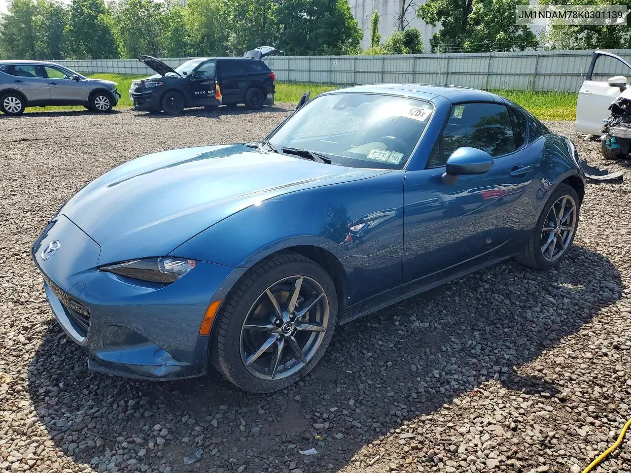 2019 Mazda Mx-5 Miata Grand Touring VIN: JM1NDAM78K0301139 Lot: 56484326