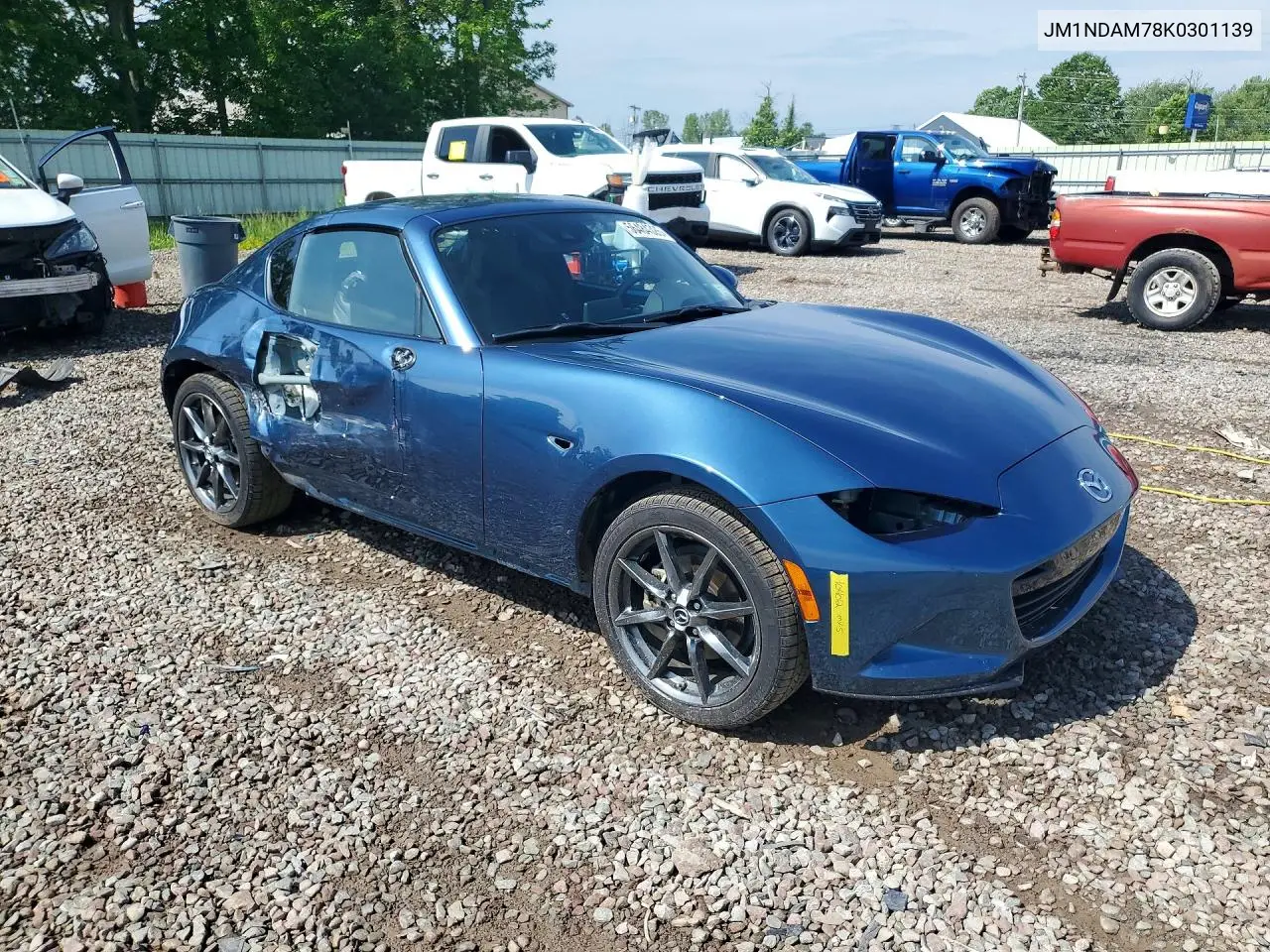 2019 Mazda Mx-5 Miata Grand Touring VIN: JM1NDAM78K0301139 Lot: 56484326