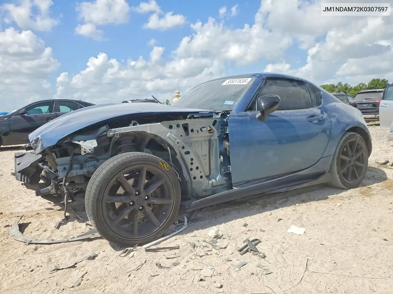 2019 Mazda Mx-5 Miata Grand Touring VIN: JM1NDAM72K0307597 Lot: 58937836