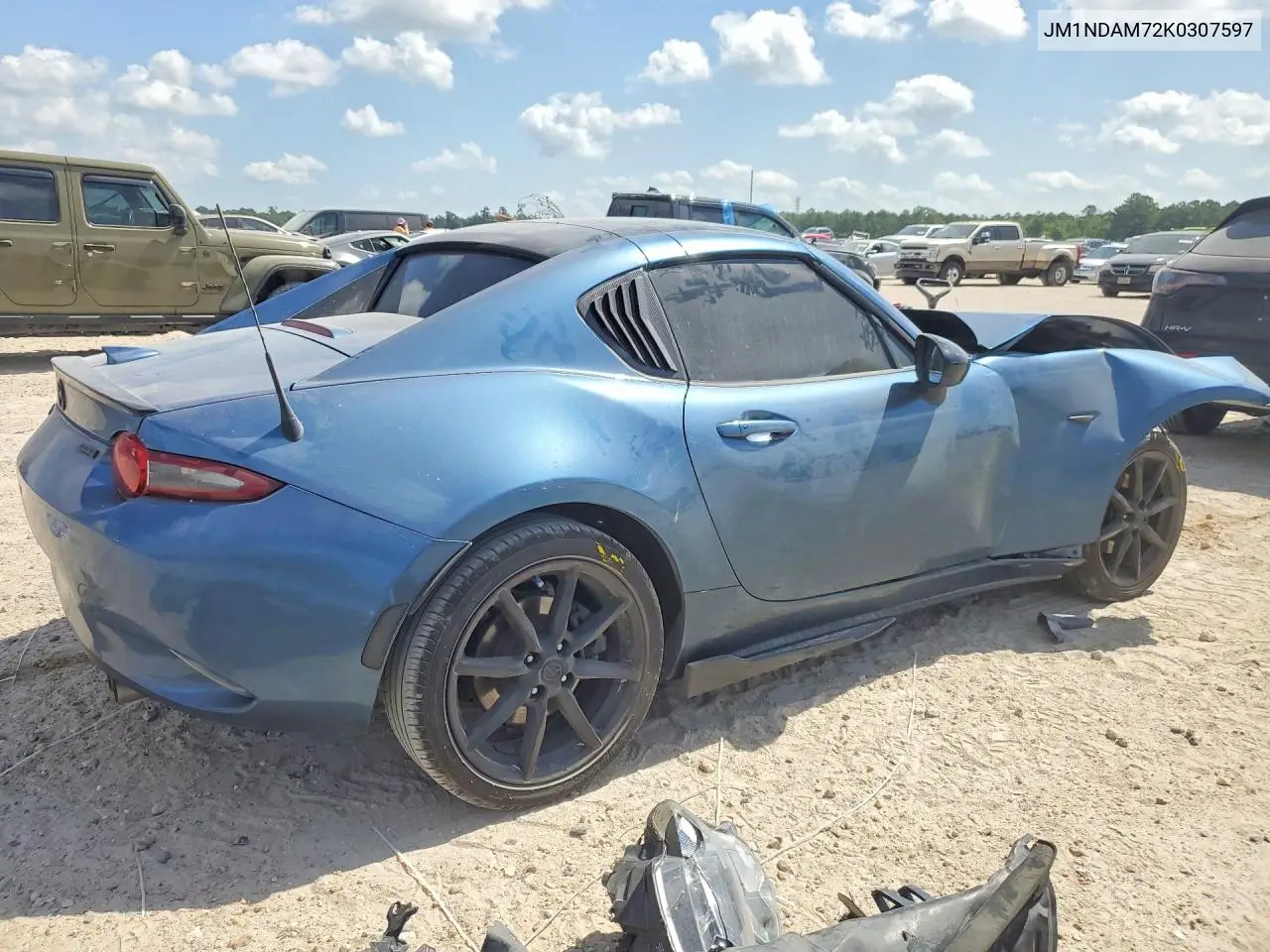 2019 Mazda Mx-5 Miata Grand Touring VIN: JM1NDAM72K0307597 Lot: 58937836