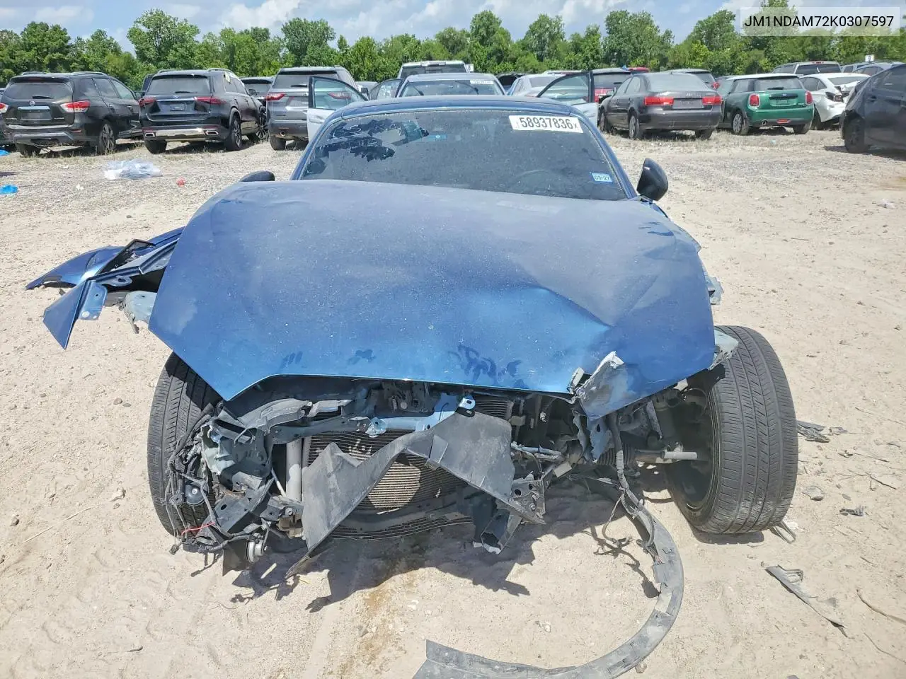 2019 Mazda Mx-5 Miata Grand Touring VIN: JM1NDAM72K0307597 Lot: 58937836