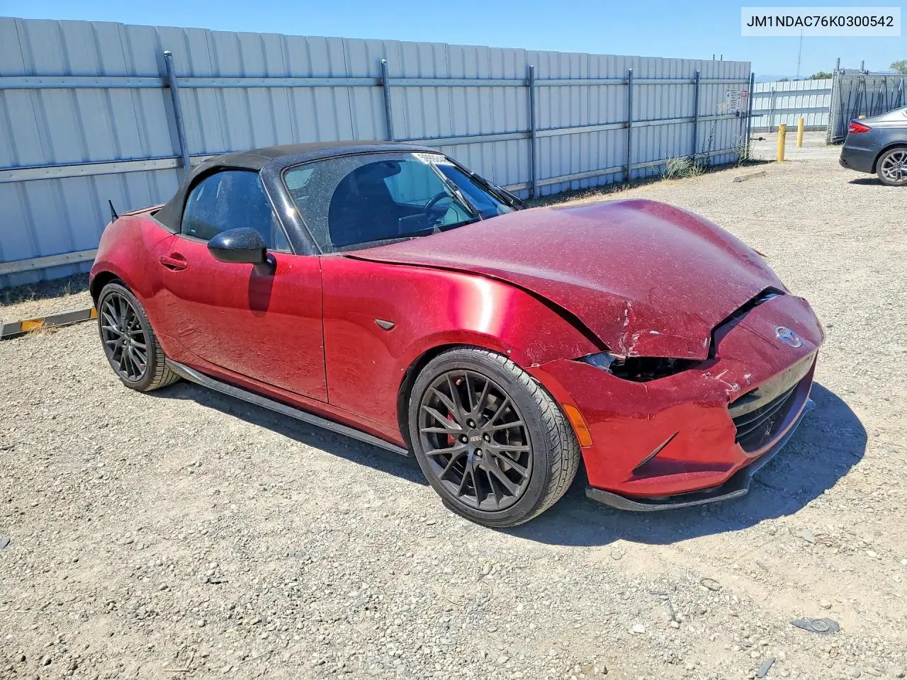 2019 Mazda Mx-5 Miata Club VIN: JM1NDAC76K0300542 Lot: 59992446