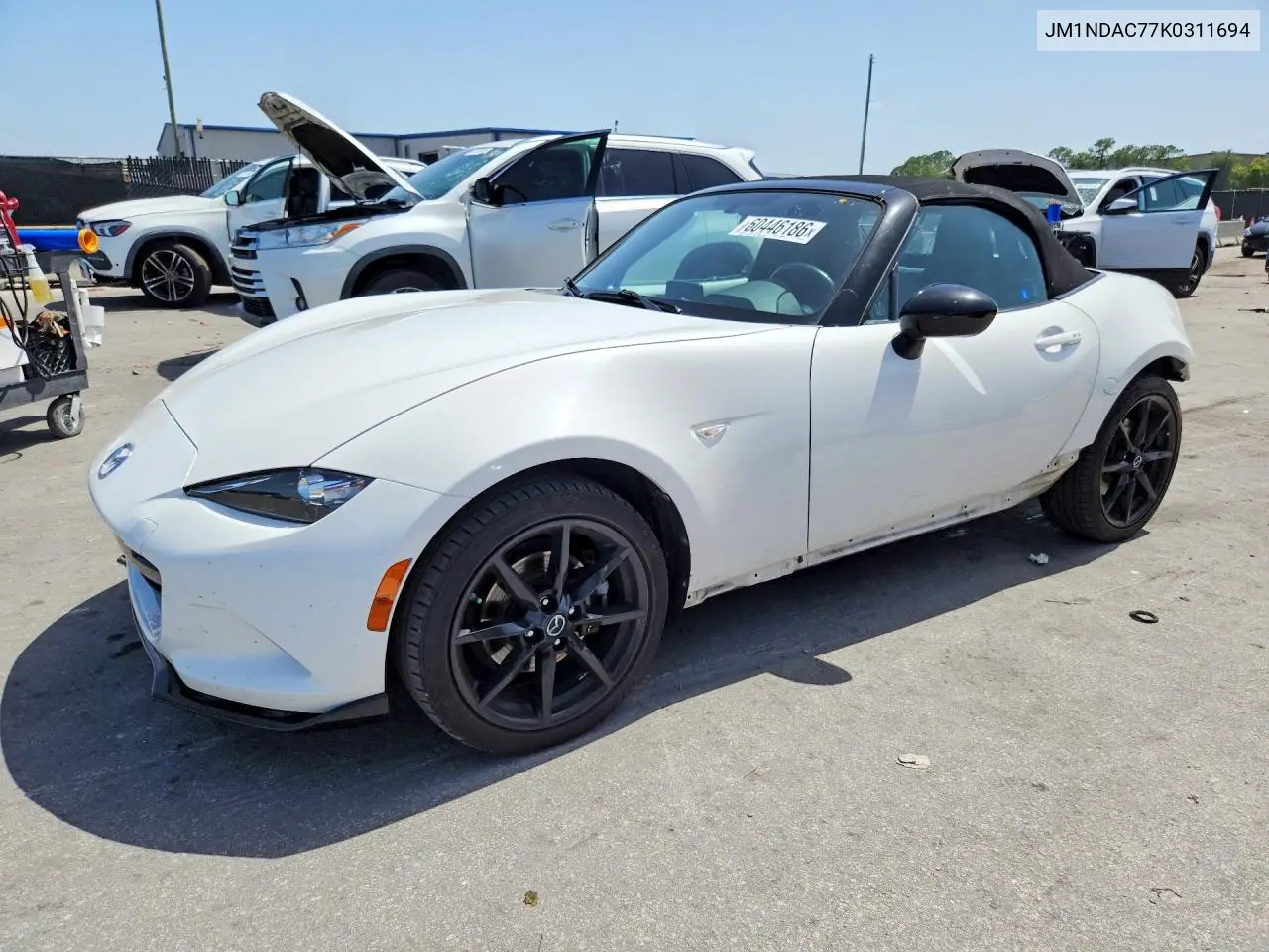 2019 Mazda Mx-5 Miata Club VIN: JM1NDAC77K0311694 Lot: 60446186