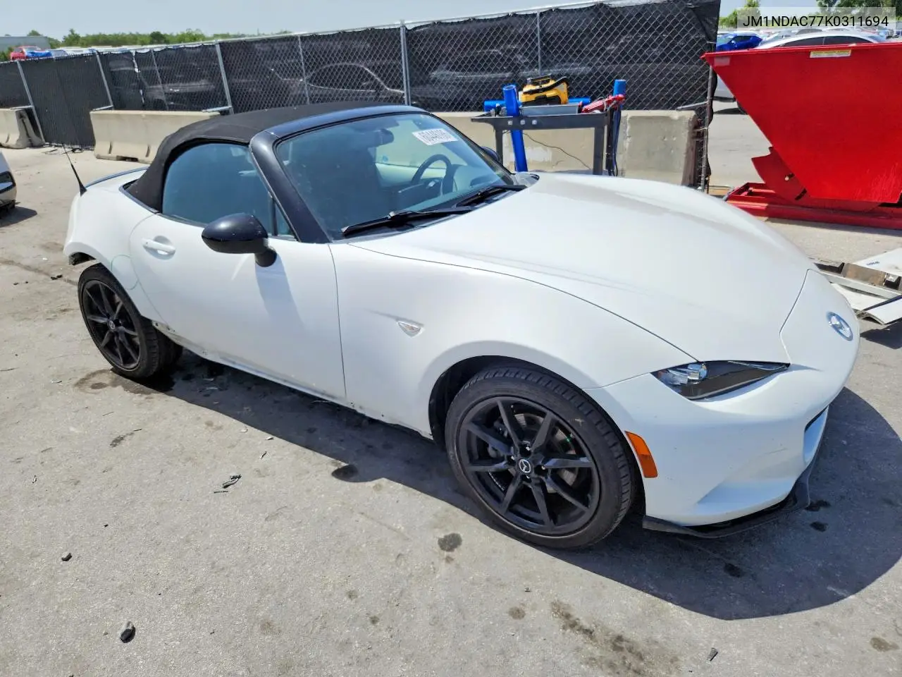 2019 Mazda Mx-5 Miata Club VIN: JM1NDAC77K0311694 Lot: 60446186