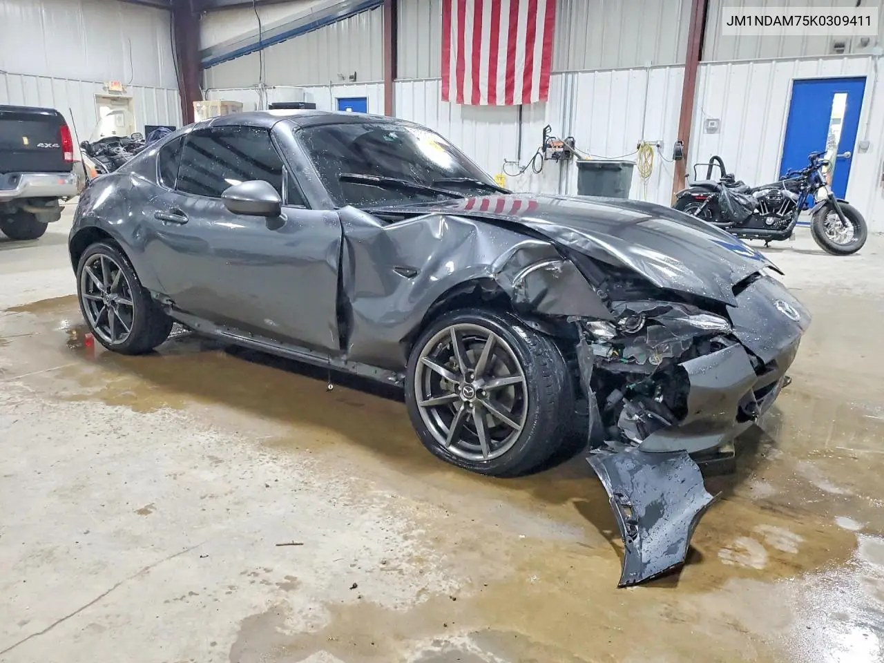 2019 Mazda Mx-5 Miata Grand Touring VIN: JM1NDAM75K0309411 Lot: 61531016
