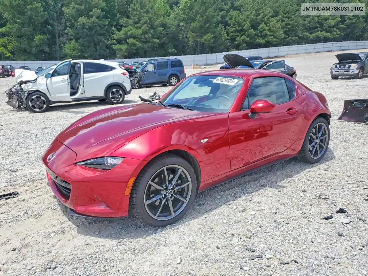 2019 Mazda Mx-5 Miata Grand Touring VIN: JM1NDAM78K0310102 Lot: 62029036