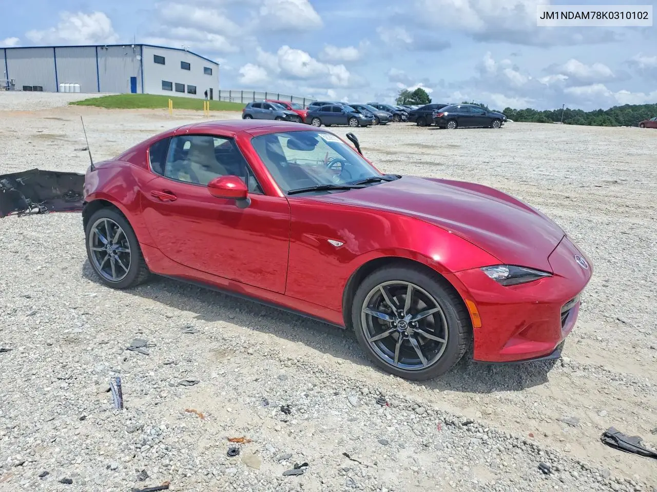 2019 Mazda Mx-5 Miata Grand Touring VIN: JM1NDAM78K0310102 Lot: 62029036