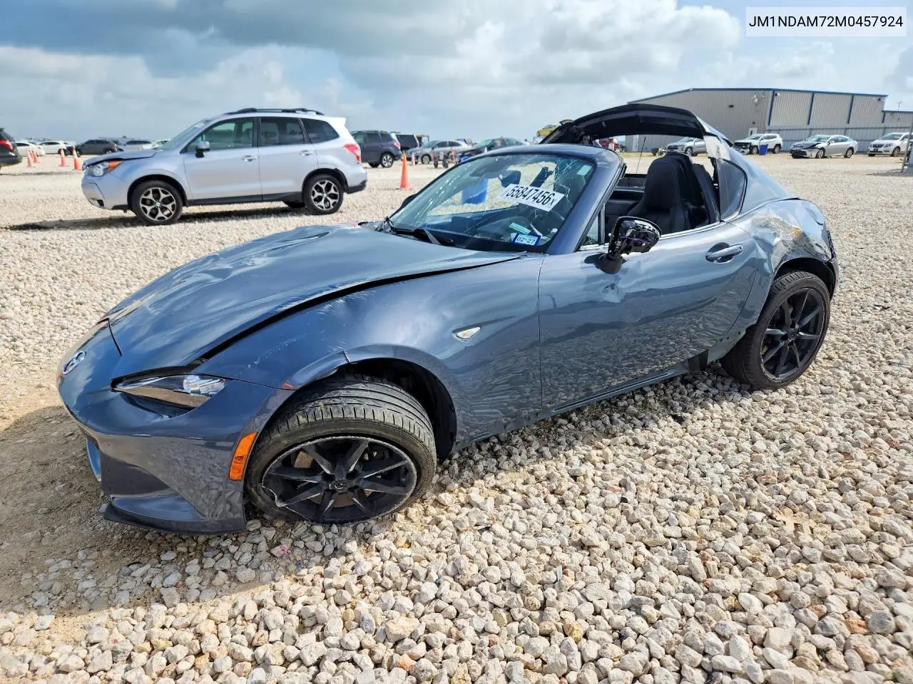 2021 Mazda Mx-5 Miata Grand Touring VIN: JM1NDAM72M0457924 Lot: 55847456