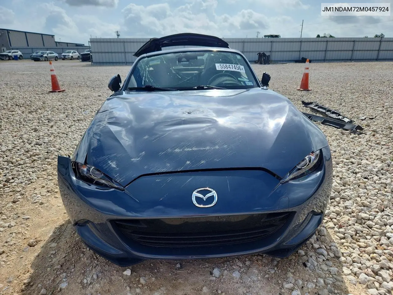 2021 Mazda Mx-5 Miata Grand Touring VIN: JM1NDAM72M0457924 Lot: 55847456