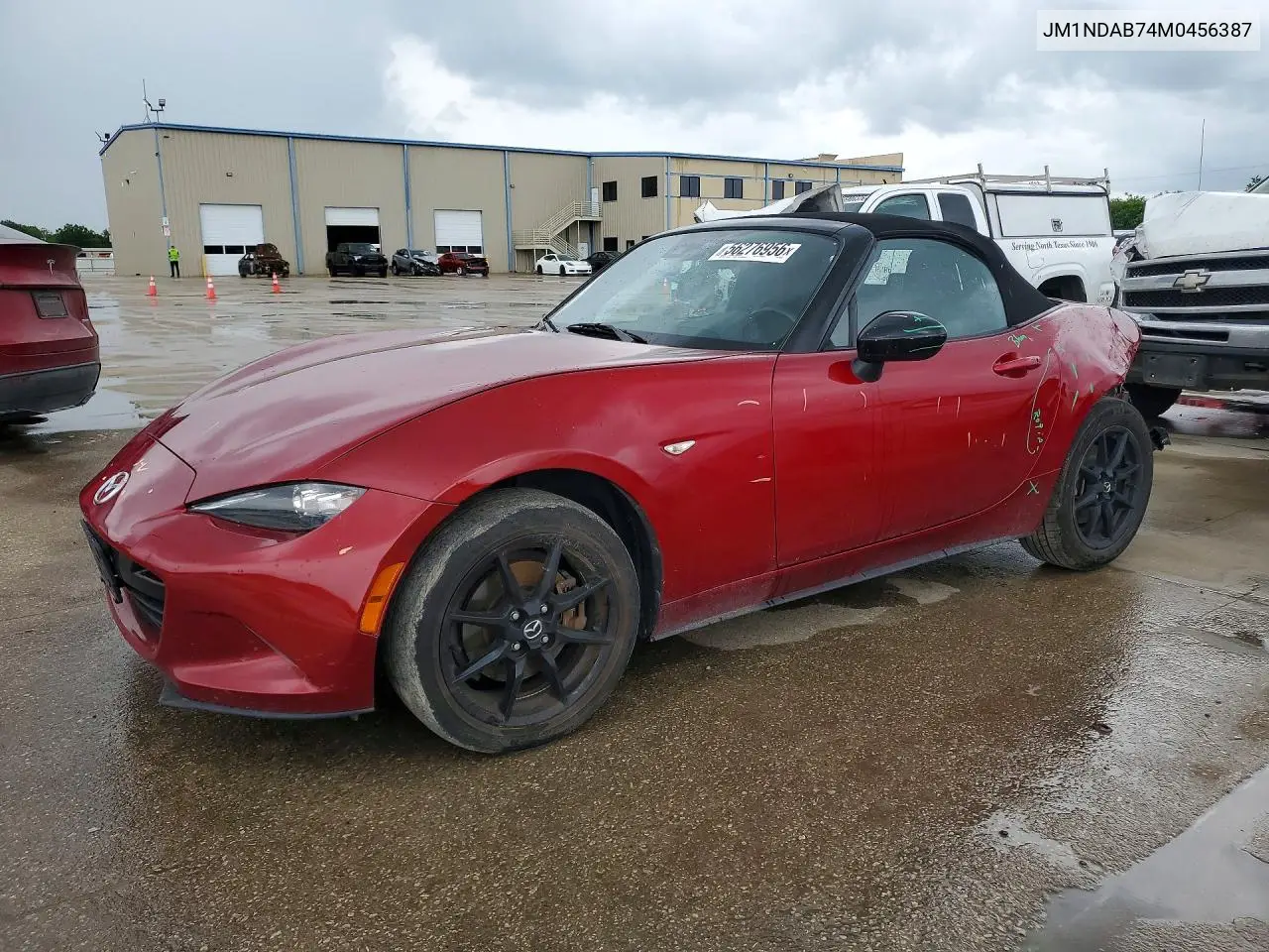 2021 Mazda Mx-5 Miata Sport VIN: JM1NDAB74M0456387 Lot: 56276956