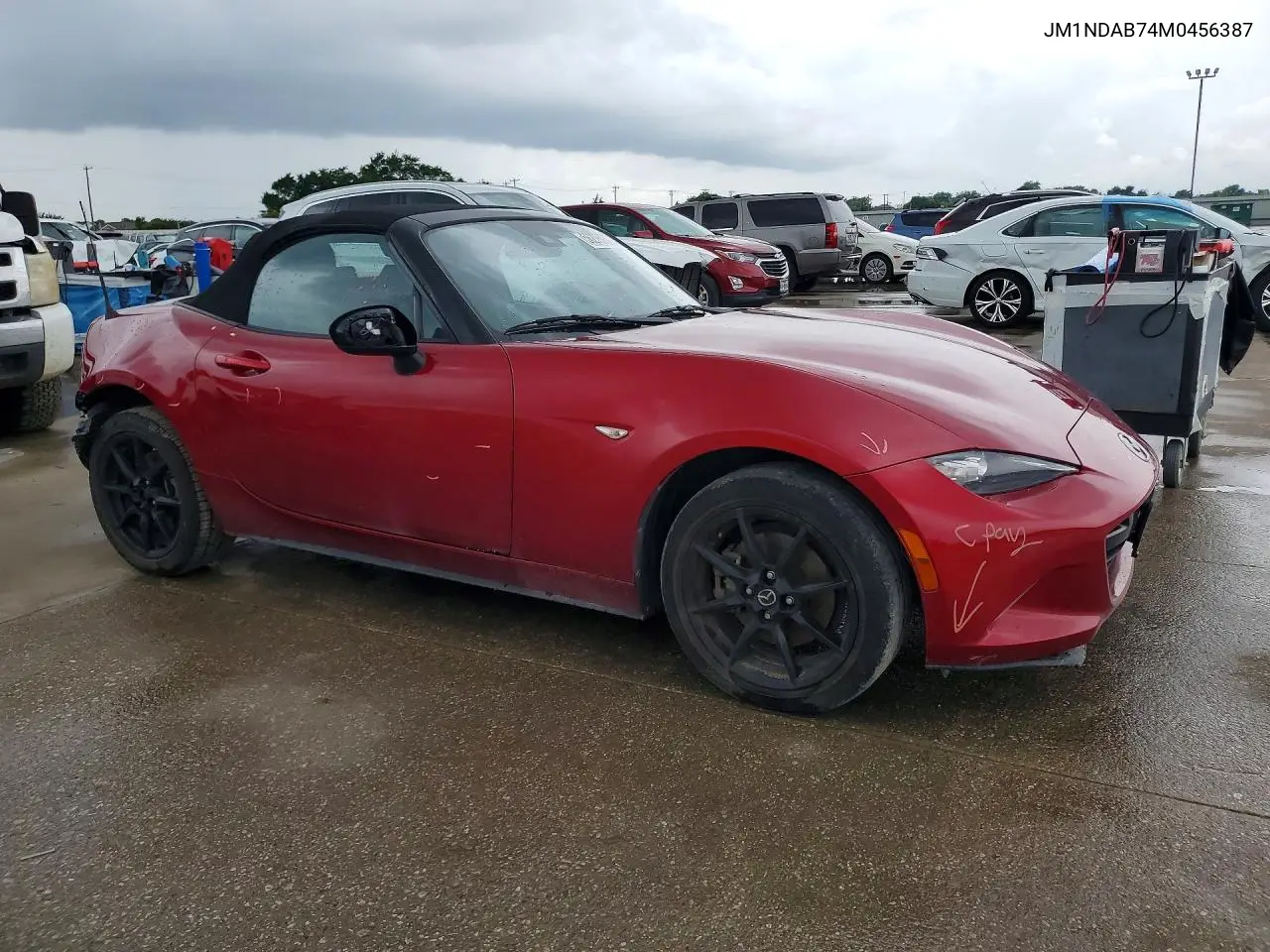 2021 Mazda Mx-5 Miata Sport VIN: JM1NDAB74M0456387 Lot: 56276956