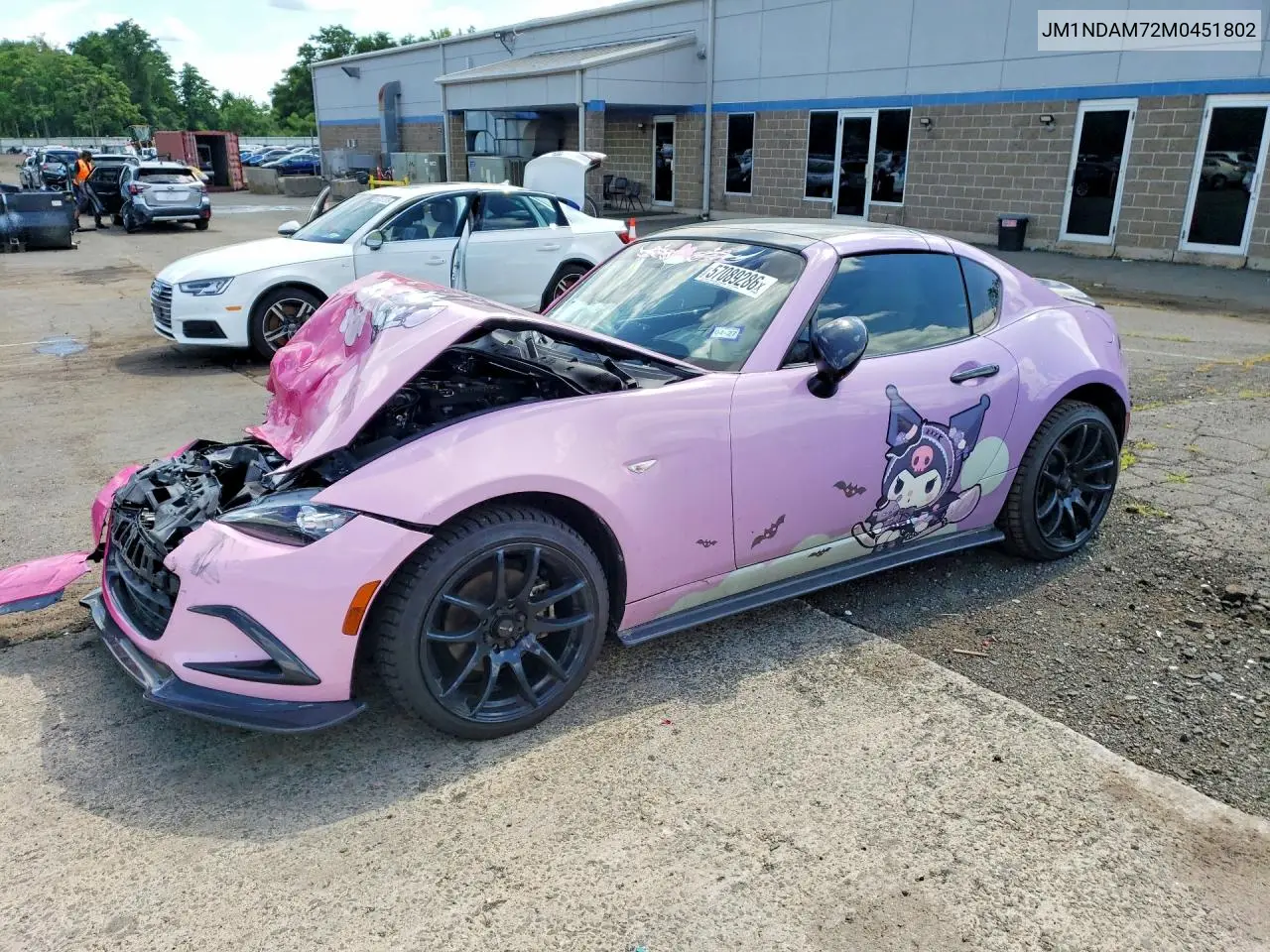 2021 Mazda Mx-5 Miata Grand Touring VIN: JM1NDAM72M0451802 Lot: 57089286
