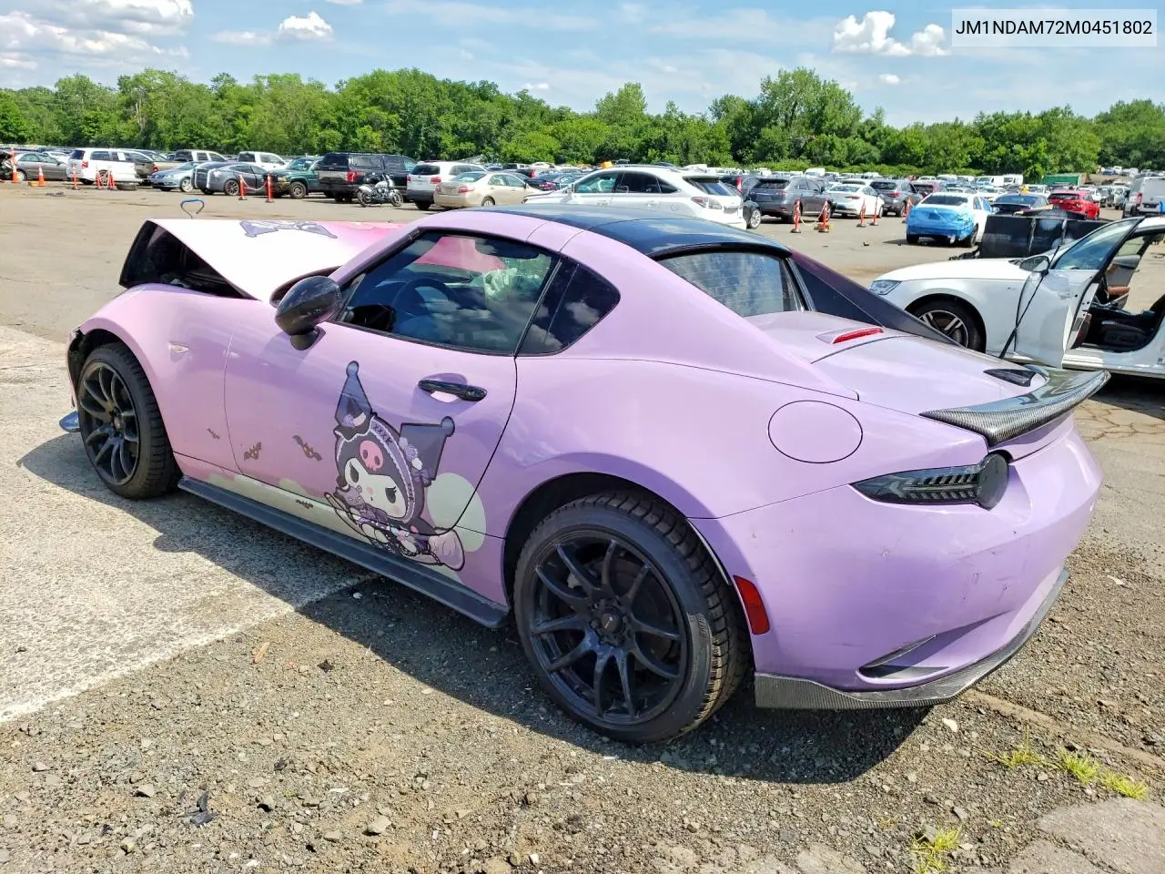 2021 Mazda Mx-5 Miata Grand Touring VIN: JM1NDAM72M0451802 Lot: 57089286